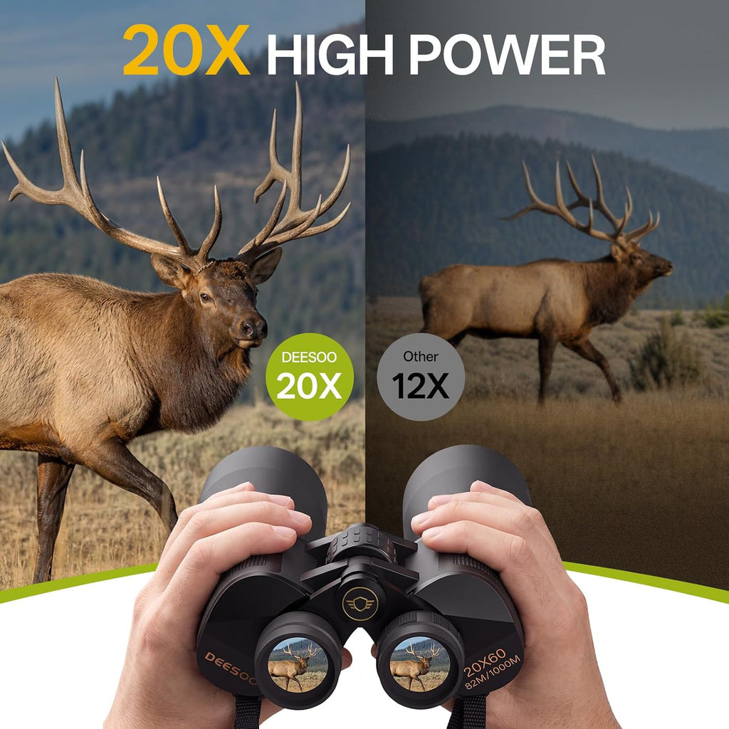 20x60 Binoculars for Adults High Powered Bird Watching Cruise Ship