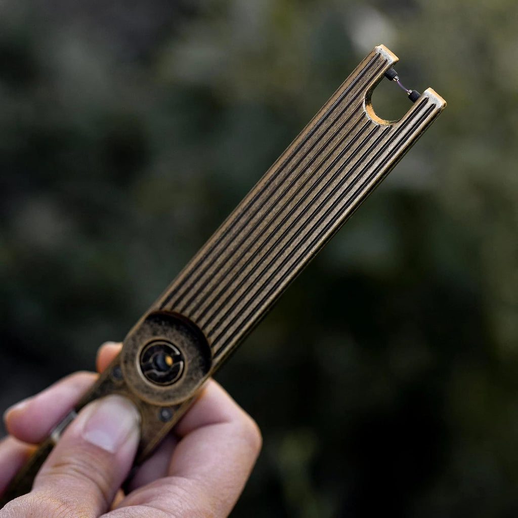 Barebones Pivot Arc Lighter - Sleek Electric Lighter - Rechargeable, Durable and Windproof with Pivoting Arm for Everyday Use