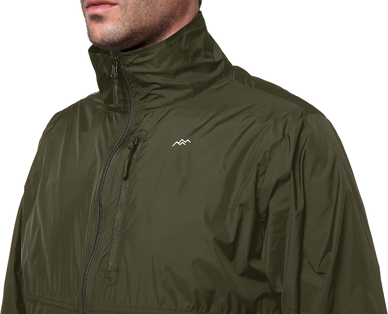 TRAILSIDE SUPPLY CO. Mens Windbreaker Jackets Lightweight Packable Jacket