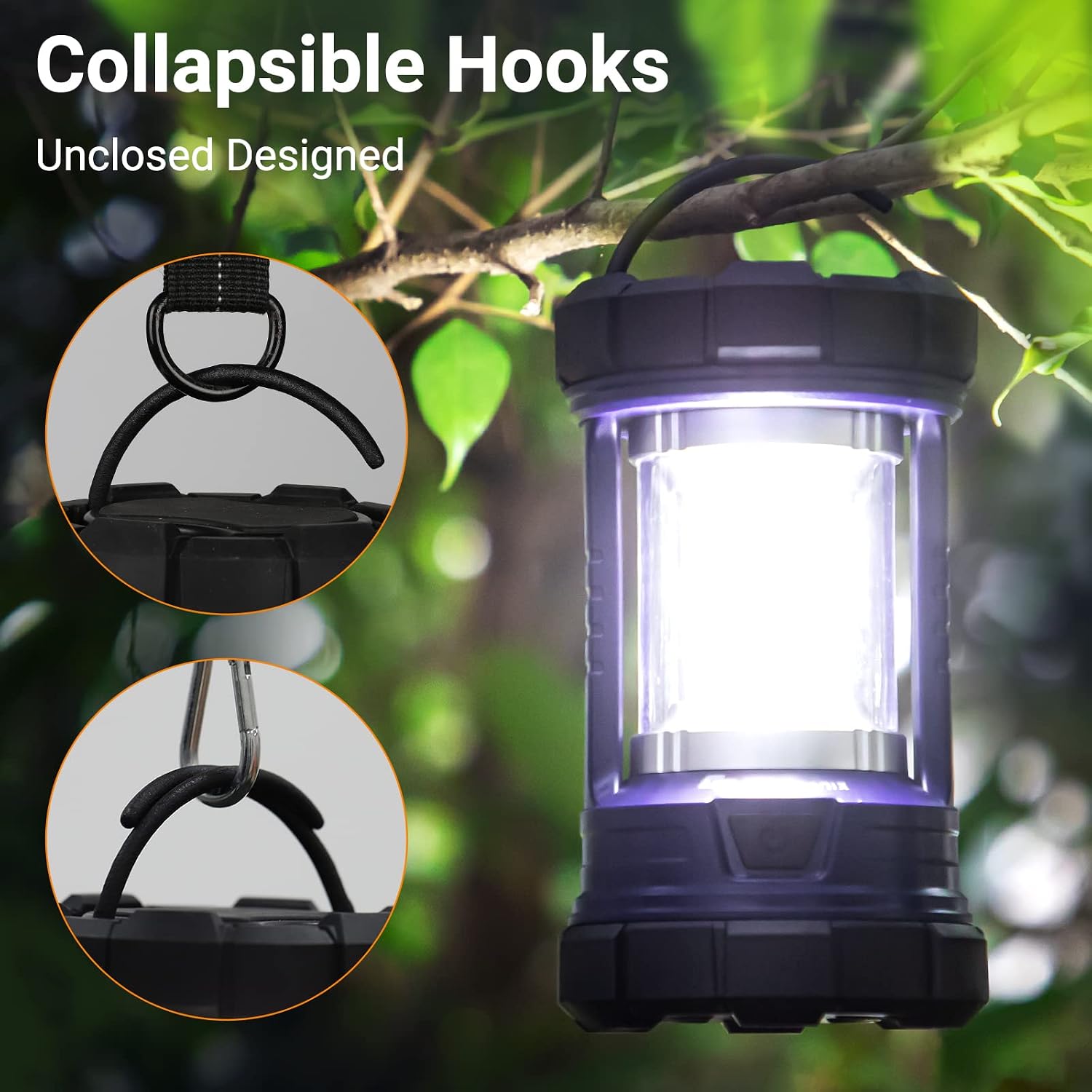 Camping Lantern, 3200LM LED Lanterns for Power Outages, 4600mAh Phone Charger & Rechargeable Lantern, 5 Light Modes Camping Lights & Lanterns for Hurricane/Emergency, CT CAPETRONIX Camping Accessories