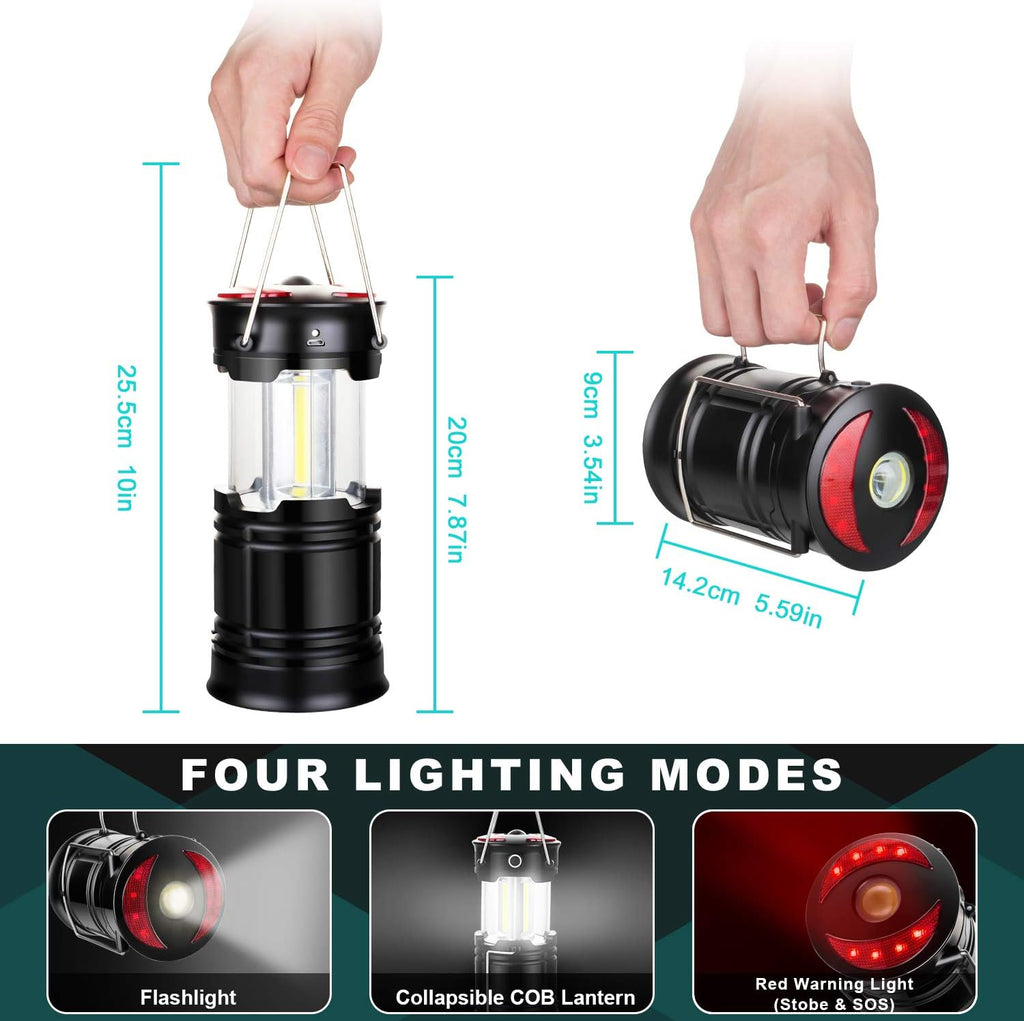2 Pack Camping Lanterns Camping Essentials Tent Lights Camping Accessories