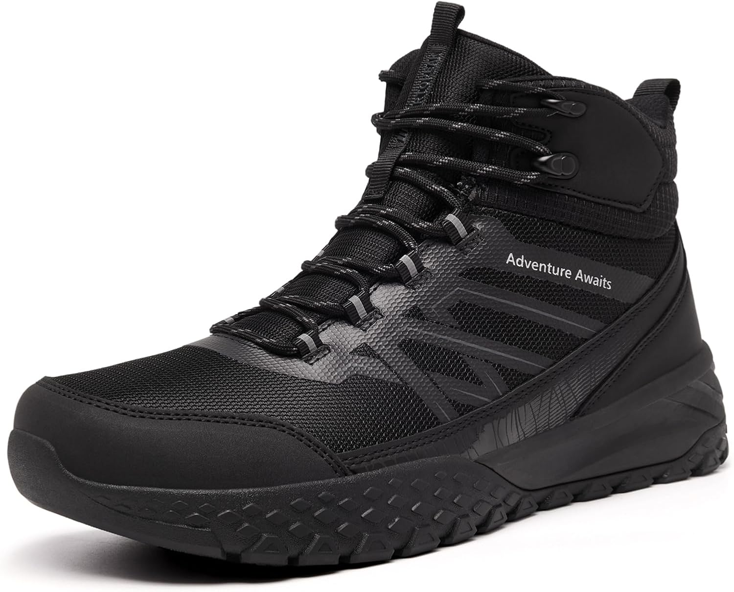 Men's Waterproof Hiking Boots - Trekking Shoes for Men, Outdoor Camping Mountaineering Backpacking Boots, All Terrain Hiking Trail Shoes