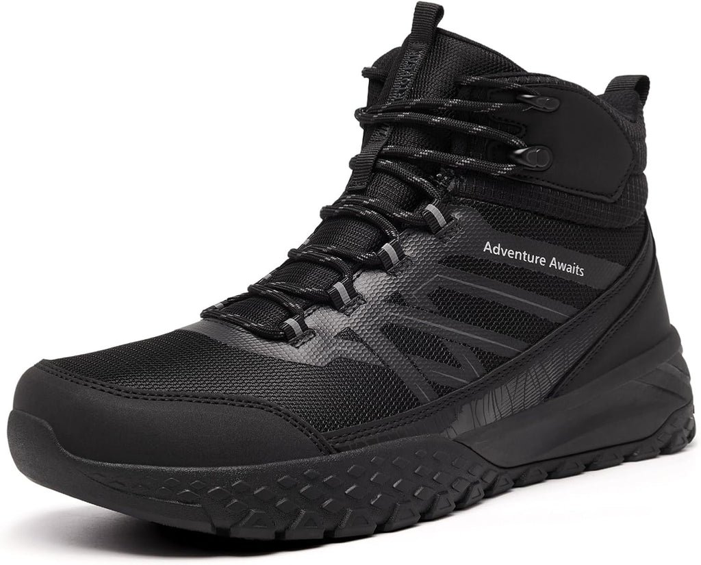 Men's Waterproof Hiking Boots - Trekking Shoes for Men, Outdoor Camping Mountaineering Backpacking Boots, All Terrain Hiking Trail Shoes
