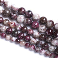 8MM 44PCS Natural Stone Colorful Tourmaline Gemstone Loose Beads for Jewelry Making DIY Bracelet Necklace 1 Strand