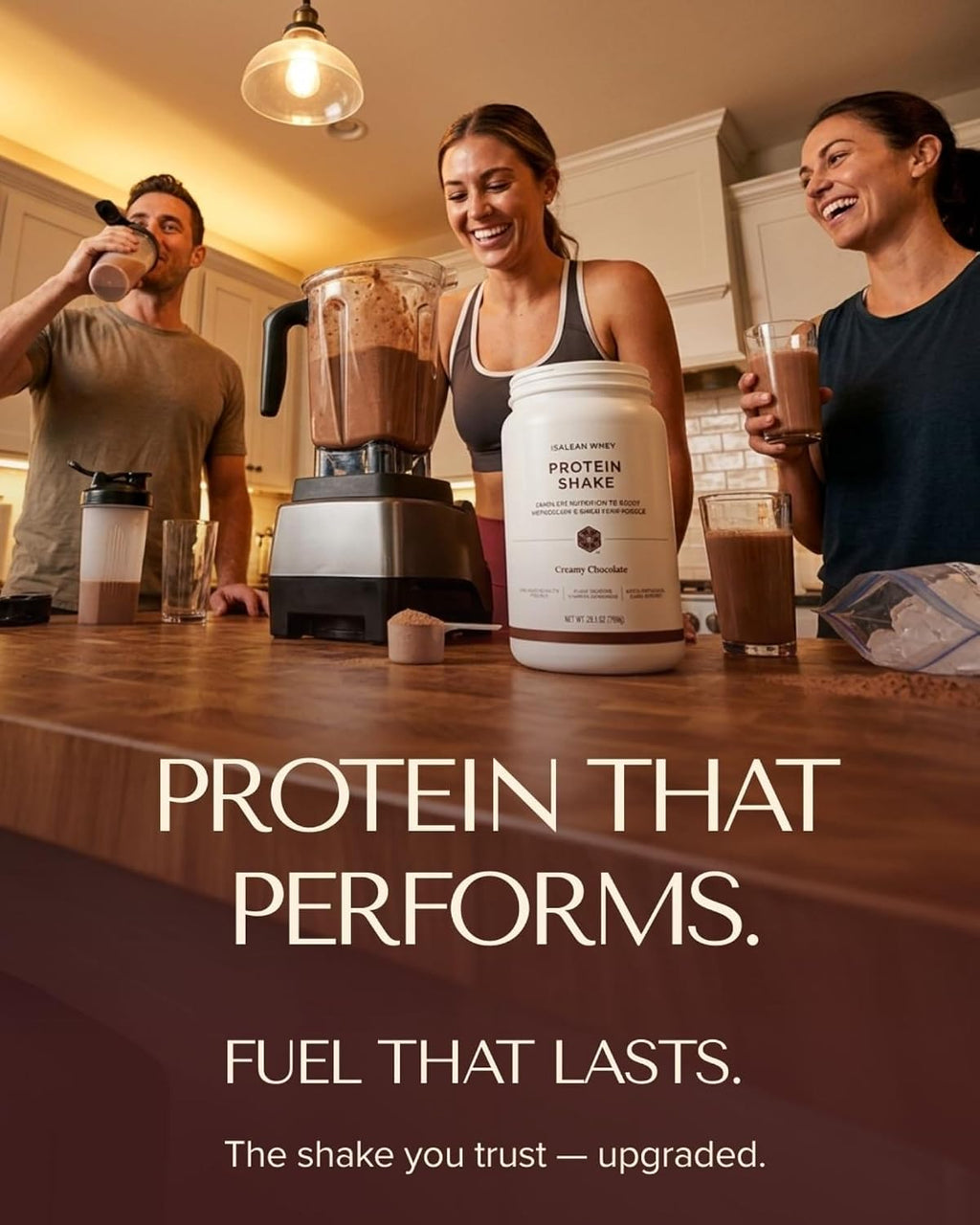Isagenix IsaLean, 24g Protein Shake, Creamy Chocolate, 28.1 oz