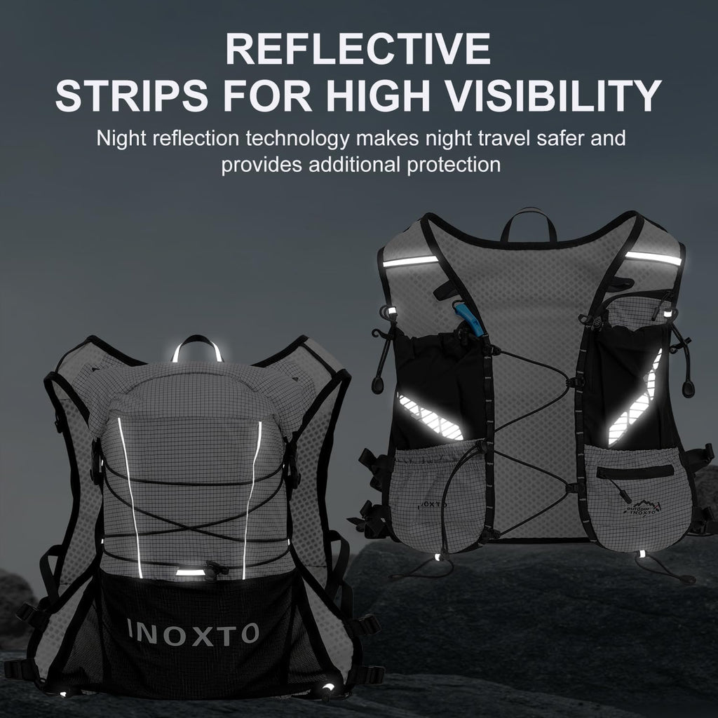 IX INOXTO Running Vest Hydration Backpack, Lightweight Running Backpack