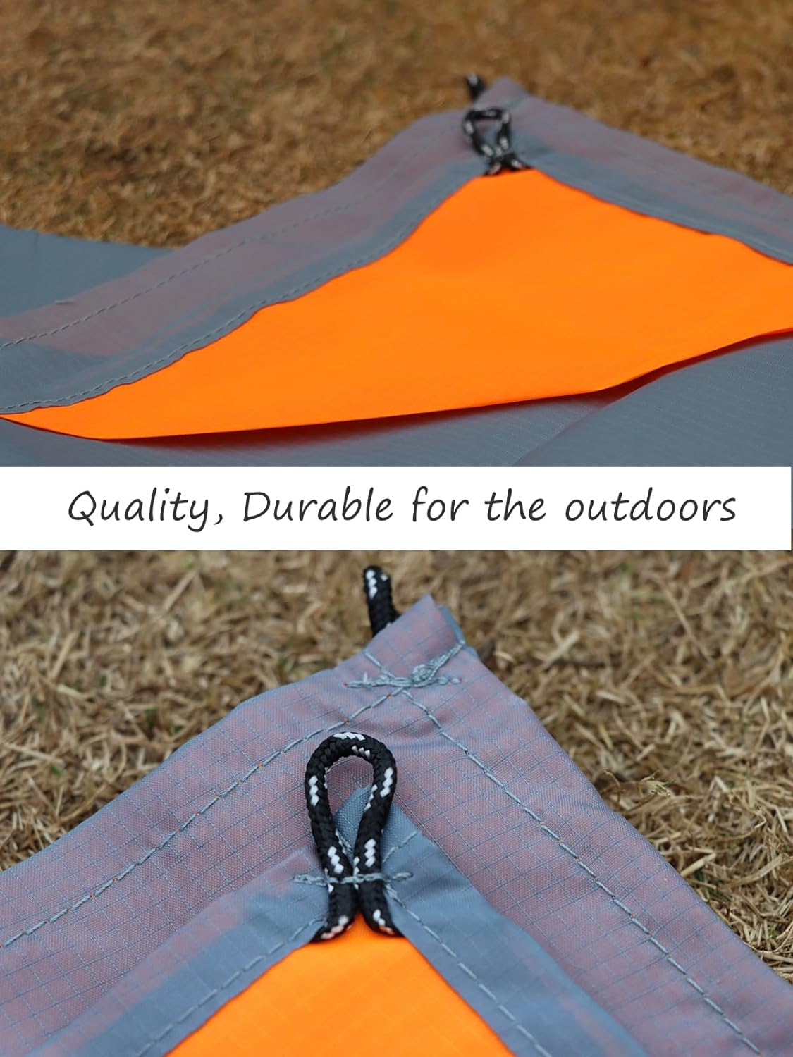 Pocket Picnic Blanket, Compact Lightweight Tarp for Camping | Foldable, Easy to Carry, Water Resistant Sandproof Washable Quick Dry Mat for Beach, Festival, Travel, Outdoor Recreation