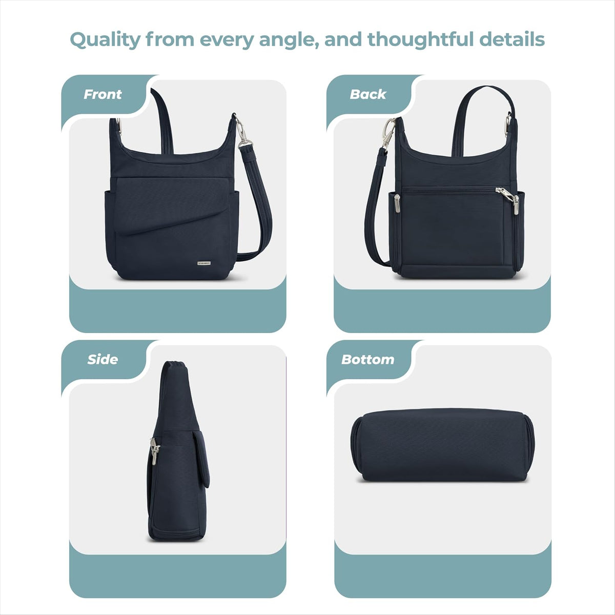 Travelon Anti-Theft Classic Messenger Bag