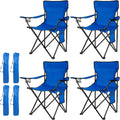 Damei century 4Pack Folding Camping Chairs, Portable for Beach, Lawn, Yard
