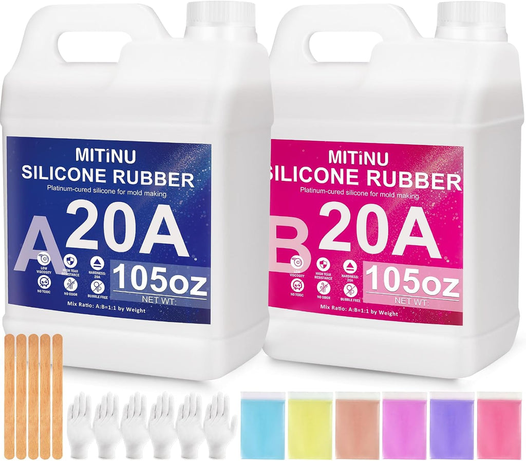 Silicone Mold Making Kit 282oz - 20A Liquid Silicone Rubber
