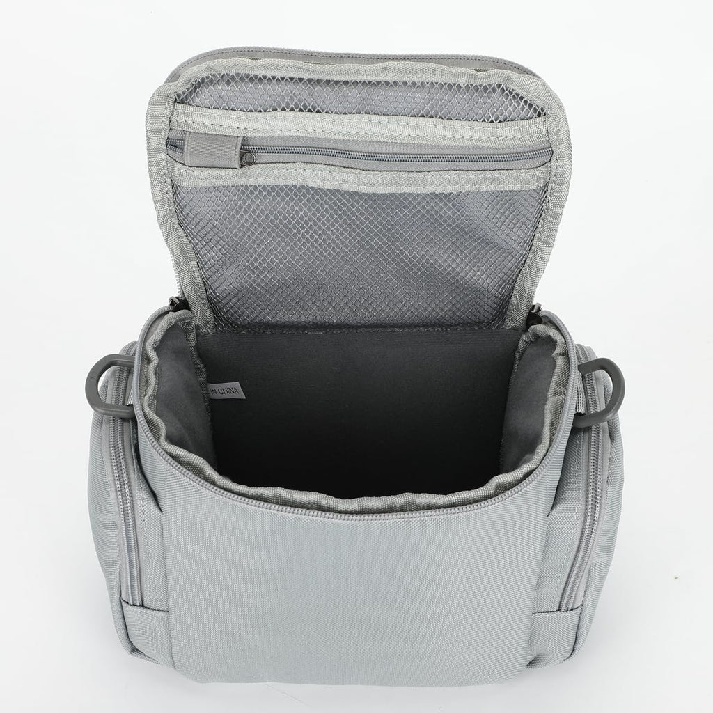 G-raphy Camera Bag Case DSLR SLR Crossbody Sling Photography Bags for Nikon Canon Sony DSLR SLR Mirrorless with Removal Straps(Parma Grey)