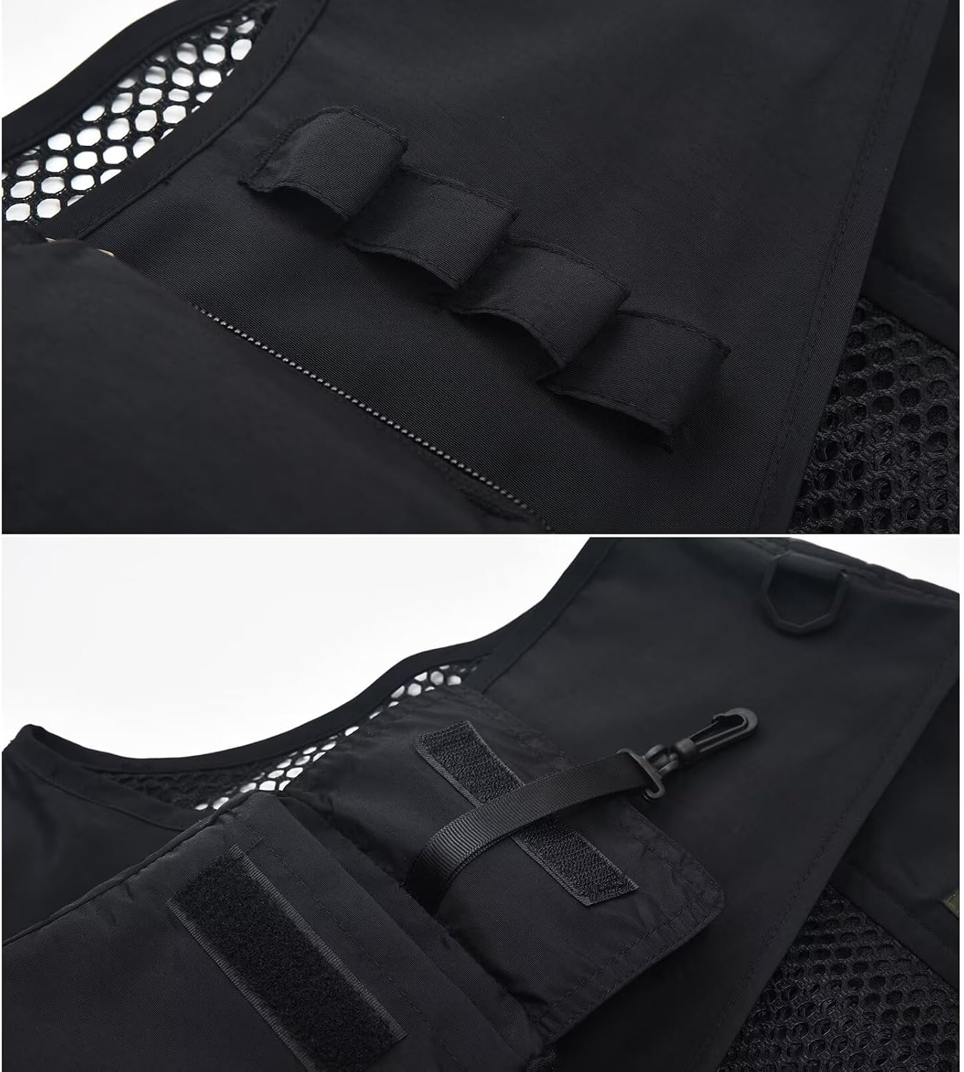 Spanye Mens Fishing Hunting Vest Outdoor Travel Utility Vest Tactical Work Jacket Multi Pocket
