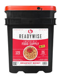 READYWISE Emergency Food Survival Supply Breakfast Bucket, 120 Servings