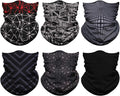 Venswell Neck Gaiter Face Mask Men Women,Seamless Bandana Rave Face Cover Scarf Mask,Balaclava,Headband, Head Wrap,Headwear