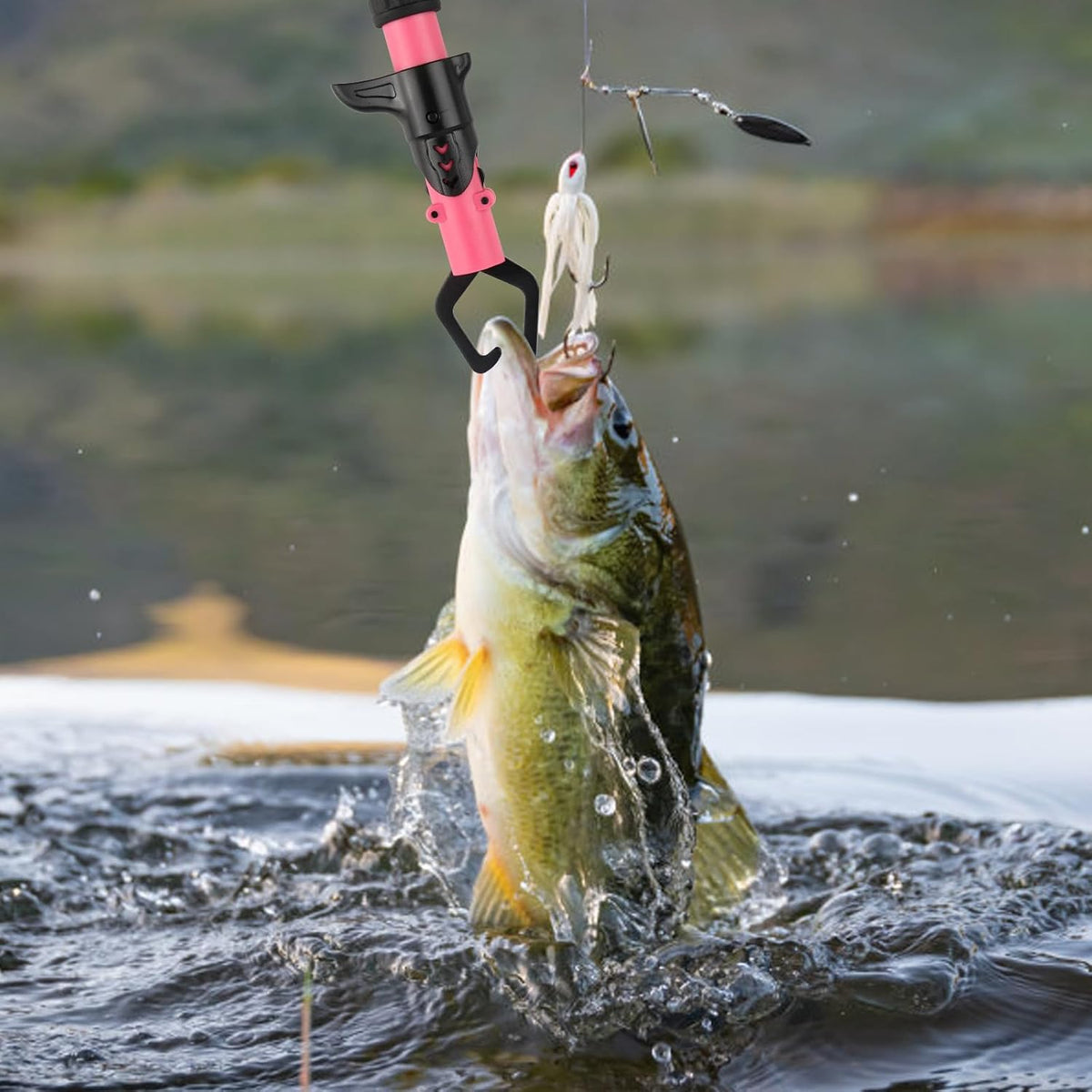 mouhike Fishing Pliers Fish Lip Gripper Fishing Tool Kit for Men Women