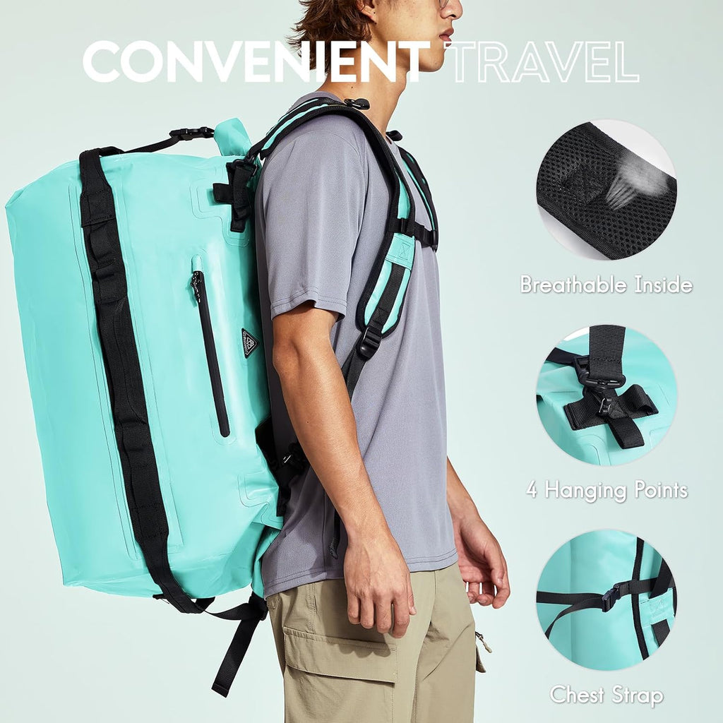 Haimont IPX7 Waterproof Roll-Top Dry Duffel Backpack Bag