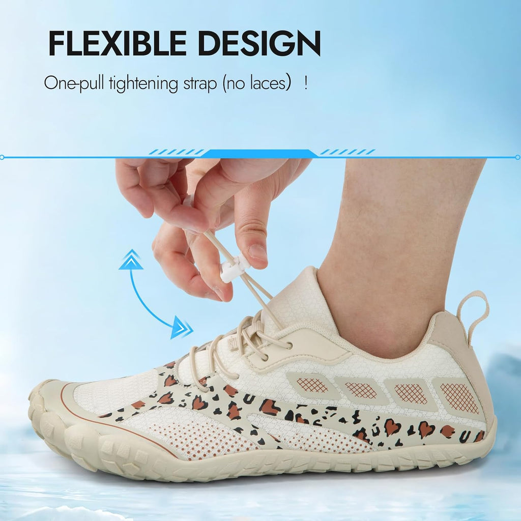 ATHMILE Barefoot Water Shoes Women Men Wide Non Slip Aqua Beach River Pool