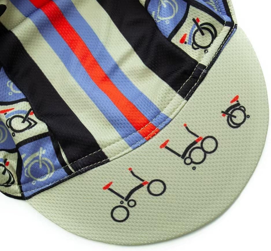 Funny Cycling Cap - Men and Women Cycling Hat-Under Helmet Bike Cap One Size