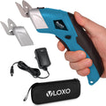 VLOXO Cordless Electric Scissors Super Scissors with 2 Types of Blades
