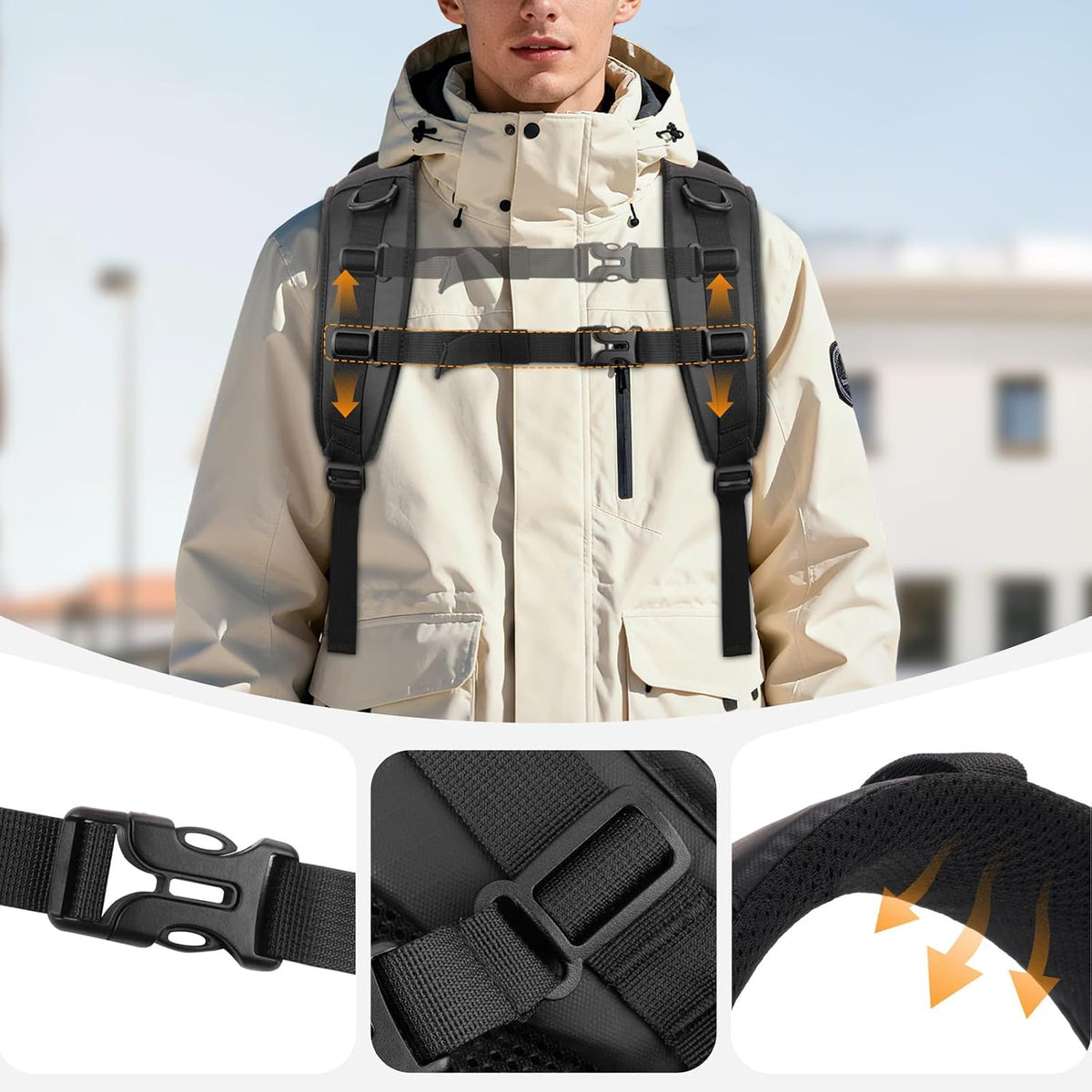 MOSISO Camera Backpack, DSLR/SLR/Mirrorless Photography Camera Bag