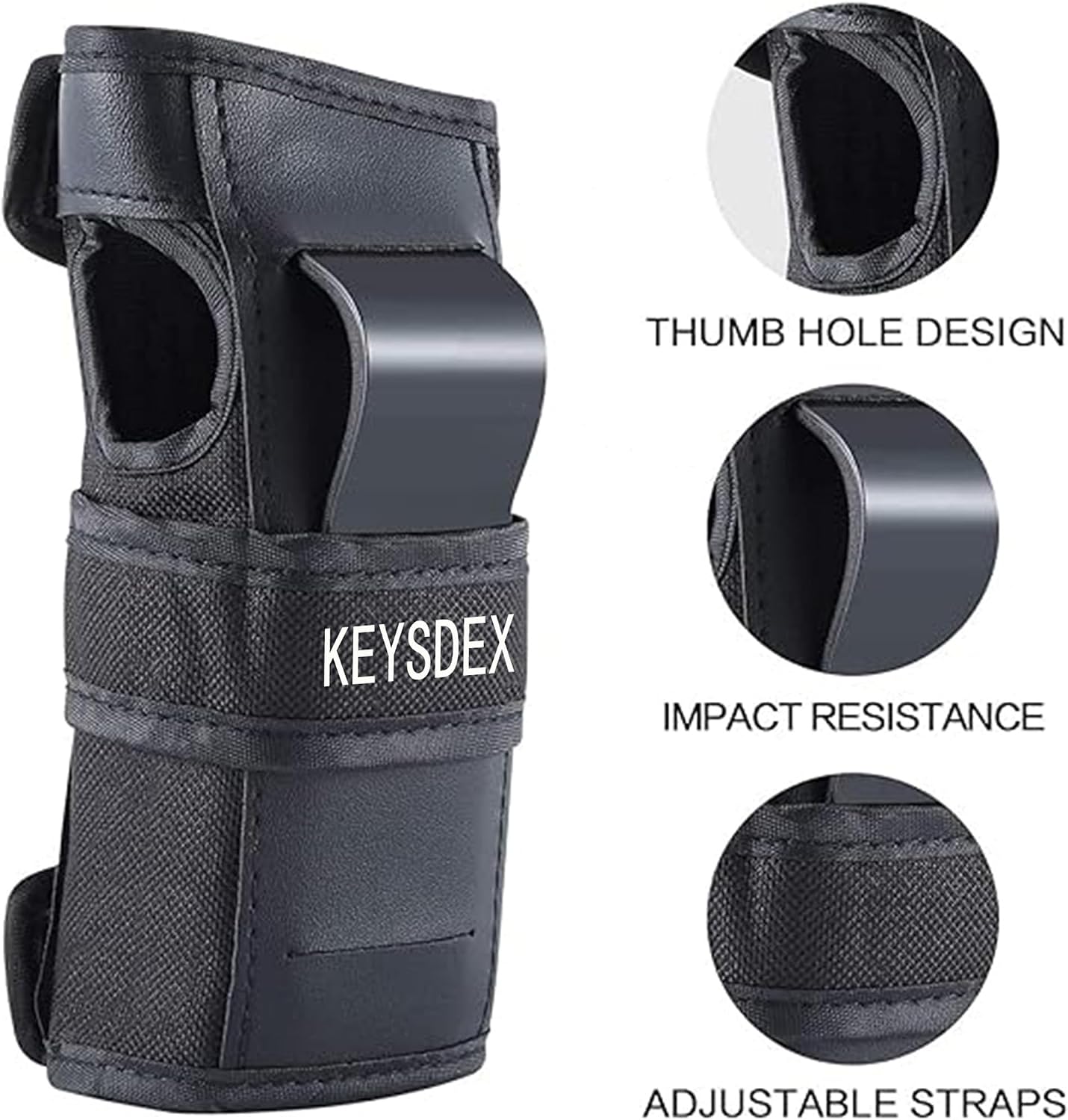 Knee Pads Elbow Wrist Guards 6-in-1 Protective Gear Kids Adults