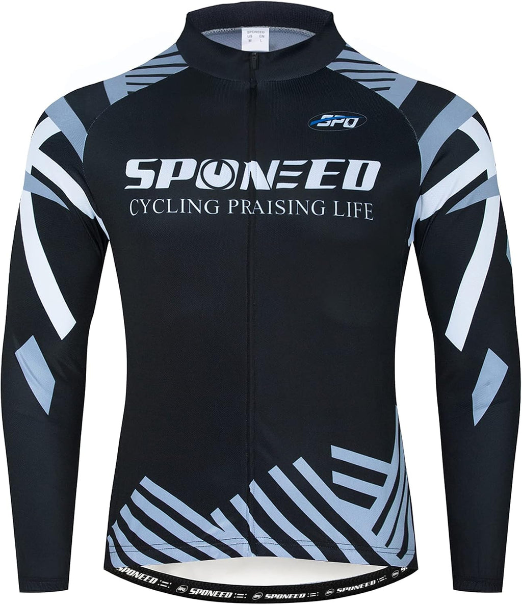 Men's Cycling Cothing Sets Long Sleeved Bicycle Jersey and Pants Kits Road Bike Cyclist Wear