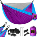 Camping Hammock Mosquito Net,Double & Single Portable Hammocks for Small Hammocks with 2 Tree Straps,Hammock Tent for Travel Camping,Camping Accessories for Indoor Outdoor Hiking Backpacking