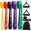 5 Resistance Bands Set for Home Gym, with Handles & Door Anchor