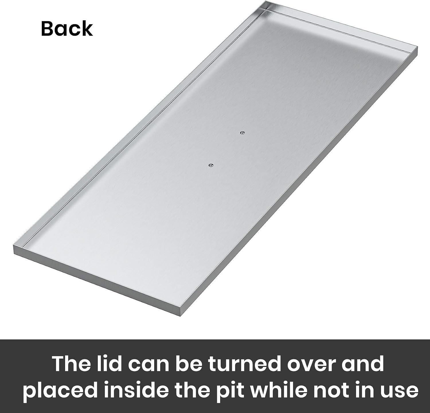 Stanbroil Fire Pit Burner Pan Cover 39" x 15"