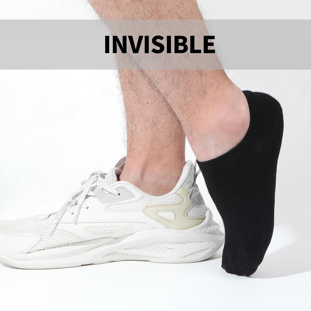 Nroktia 6/10 Pairs Non-Slip No Show Socks Men's & Women's Low-Cut Liners
