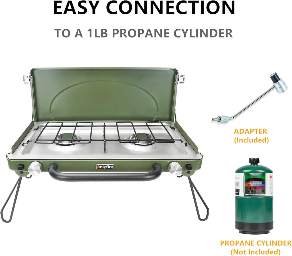 Portable Camping stove 2-Burner