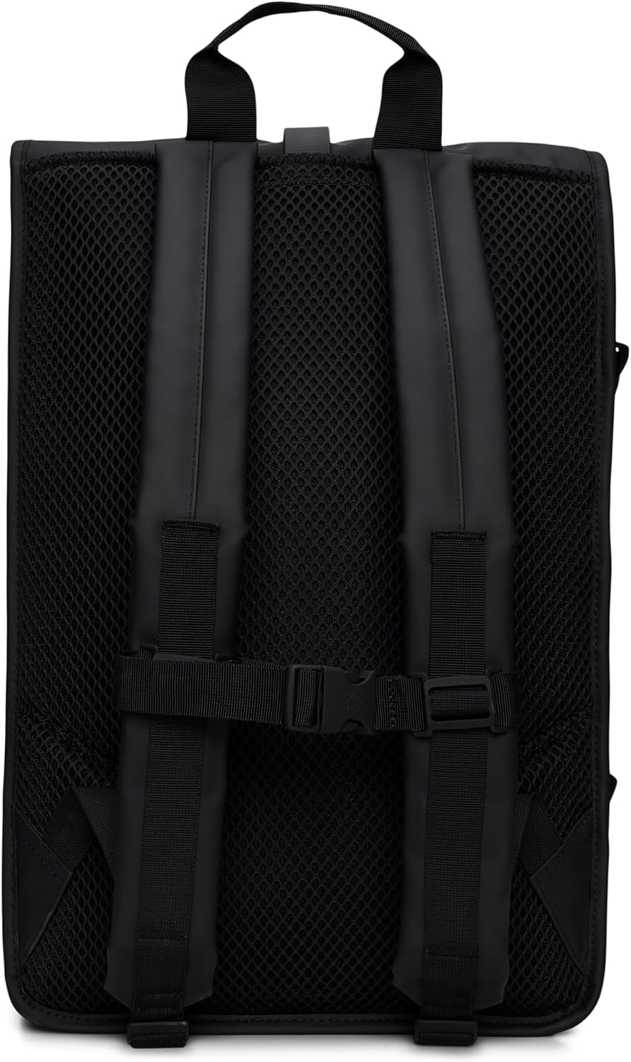 RAINS Rolltop Rucksack Large Waterproof Laptop Backpack for Men, Commuter