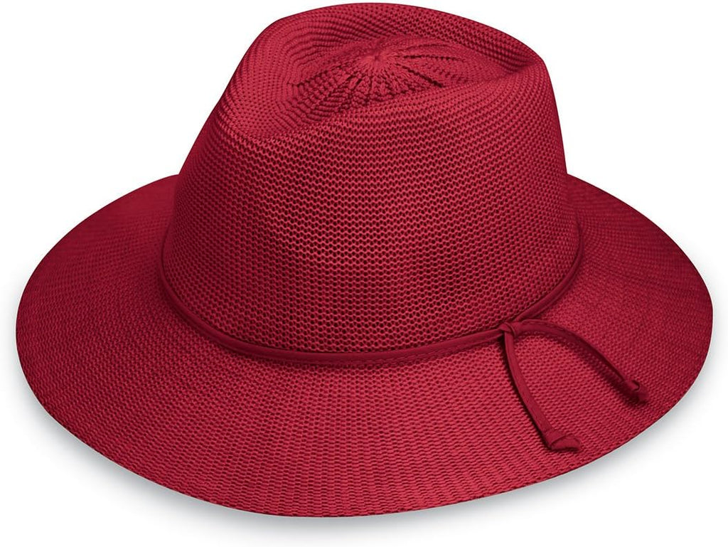 Wallaroo Hat Company Women's Victoria Fedora – UPF 50+ UV Protection, Wide Brim, Packable & Adjustable Sun Hat