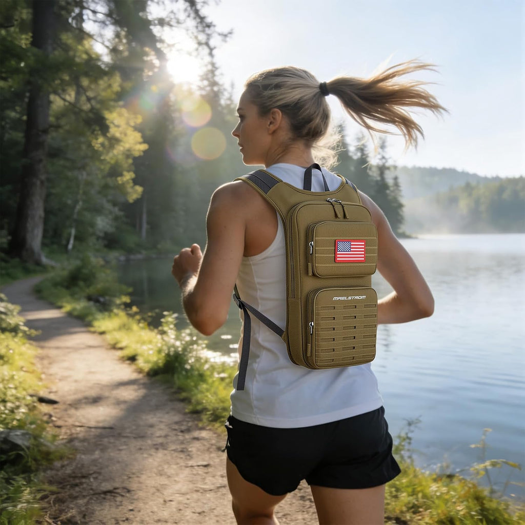 Maelstrom Tactical Hydration Backpack,Water Pack with 2L Water Bladder