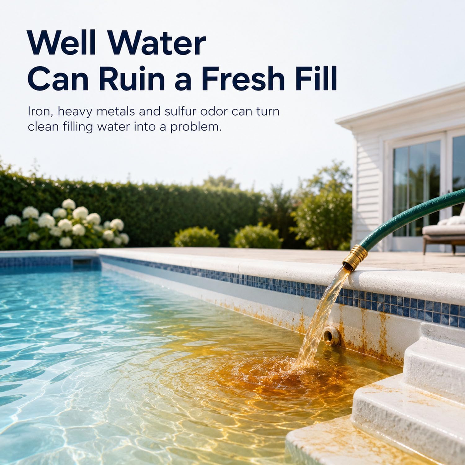 H&G lifestyles Water Filter for Hose Filter for Filling Pool Hard Water