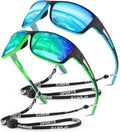 WEAROYO Polarized Sports Sunglasses Men Womens Fishing Running UV400