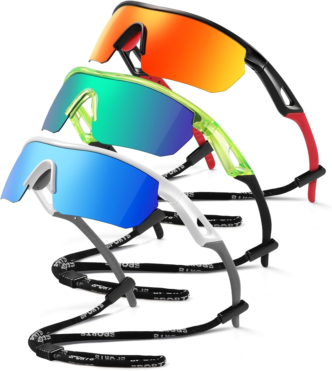 Kids Sunglasses Polarized Baseball Glasses for Boys Girls 3-12