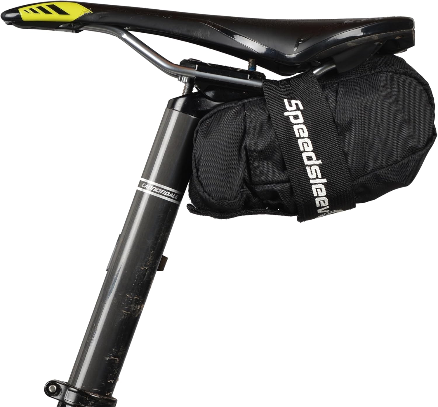 SpeedSleev Ranger 2.0 – Pro-Level Bike Saddle Bag for MTB & Gravel Riders – Ballistic Nylon Construction – Ultra-Stable Storage – Waterproof Under Seat Pack – Small – Grey