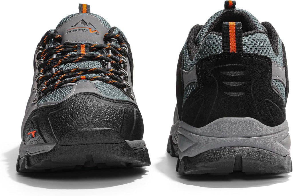 NORTIV 8 Men's Waterproof Hiking Shoes Leather