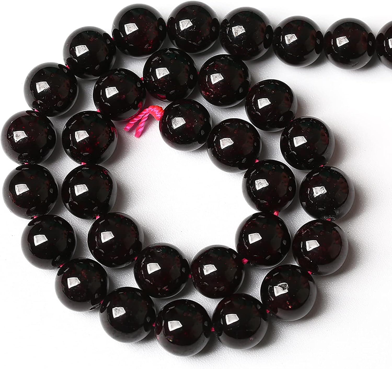 4MM 86PCS Natural Garnet Gemstone Loose Beads for Jewelry Making DIY Bracelet Crystal 1 Strand