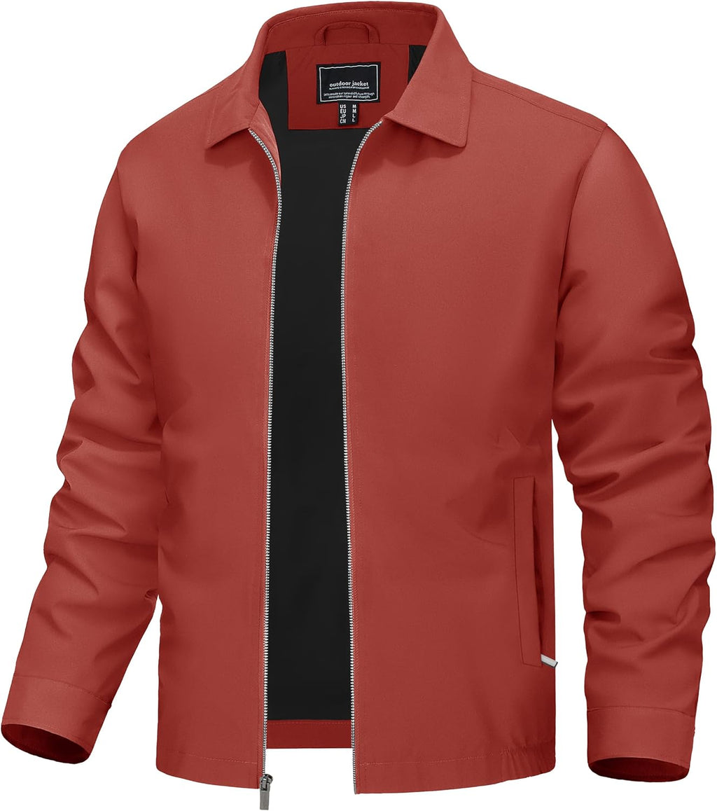 TACVASEN Men's Lightweight Jacket Fall Water-repellent Windbreaker Jackets