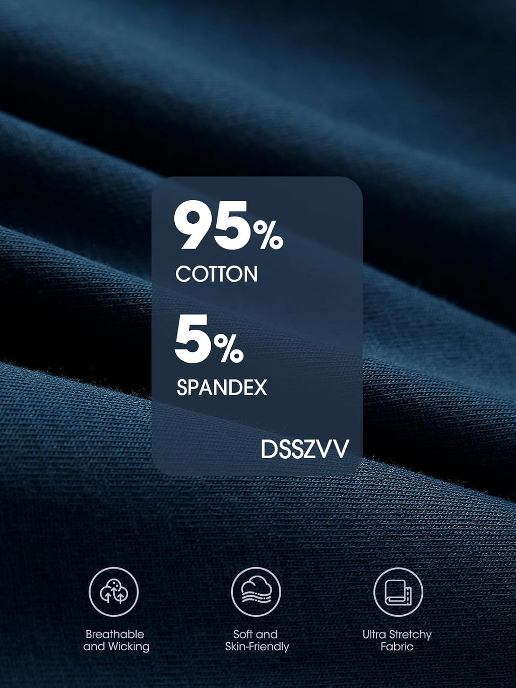 Men's Boxer Briefs Soft Breathable Stretch Cotton Underwear 4-Pack