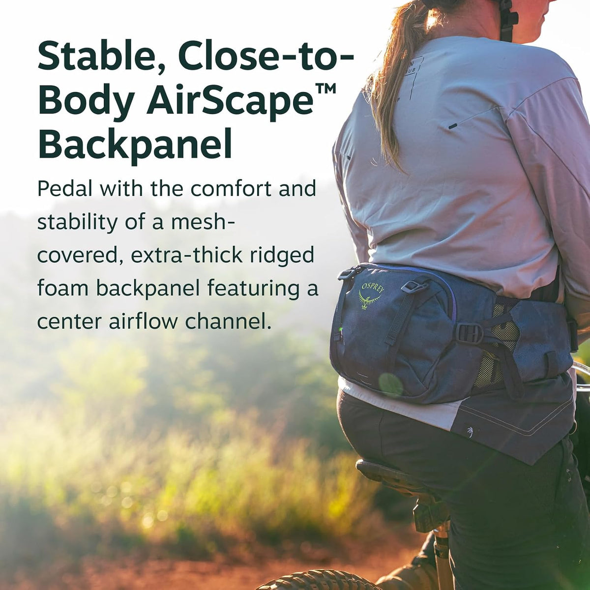 Osprey Seral Biking Waist Pack with Hydraulics Reservoir for Men & Women, Hydration Belt with Water Bladder