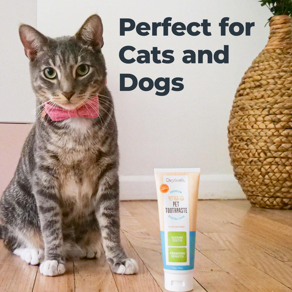 Oxyfresh Vets Professional Dog & Cat Dental Toothpaste Gel – Cleaner Teeth