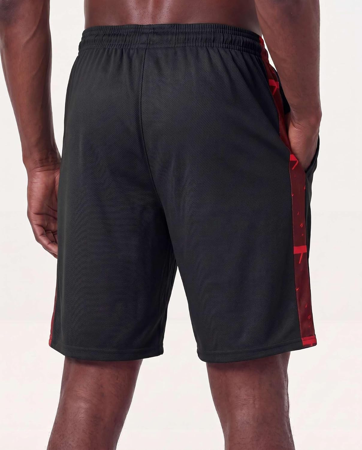 5 Pack Men's Mesh Shorts 9" Long Athletic Running Workout Gym Basketball