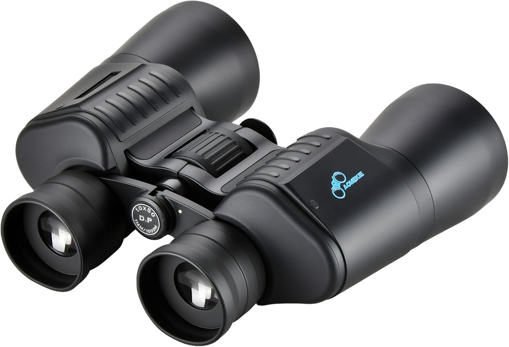 AOMEKIE 10x50 Professional Outdoor High Powered BAK4 Binoculars for Adults