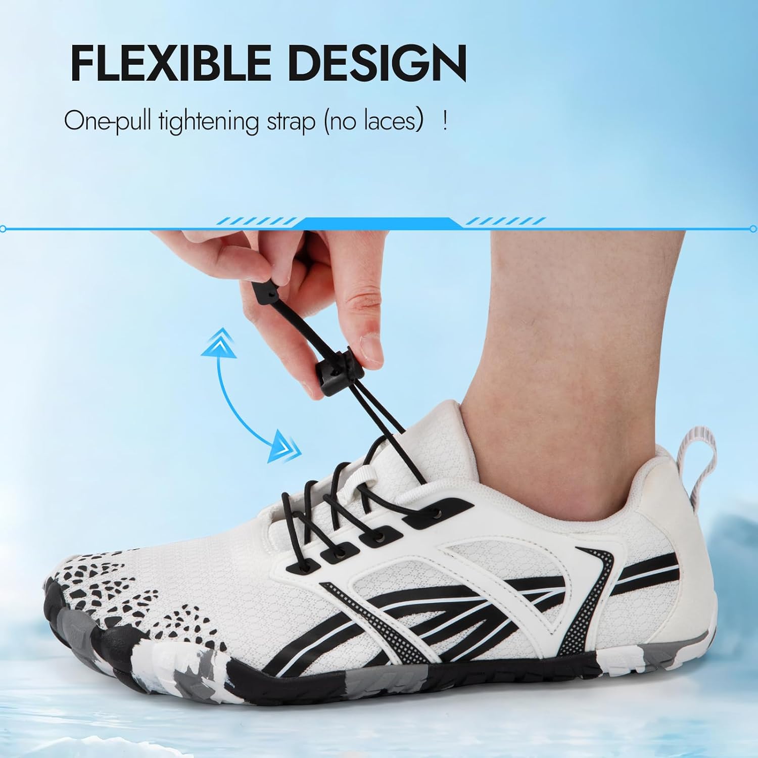 ATHMILE Barefoot Water Shoes Women Men Wide Non Slip Aqua Beach River Pool