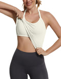 MathCat Seamless Workout Tank Tops with Built in Bra