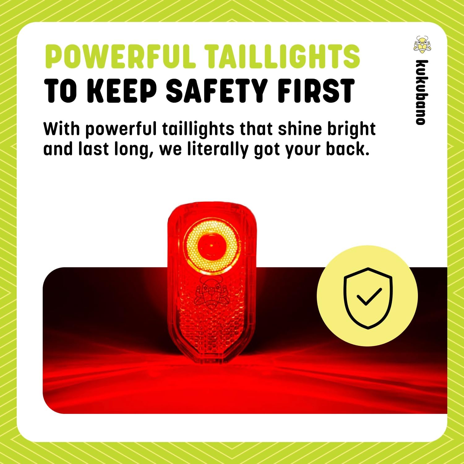 LED Bike Light Set, USB Rechargeable Headlight and Taillight, Waterproof for E-Bikes, Scooters, and Mountain Bikes