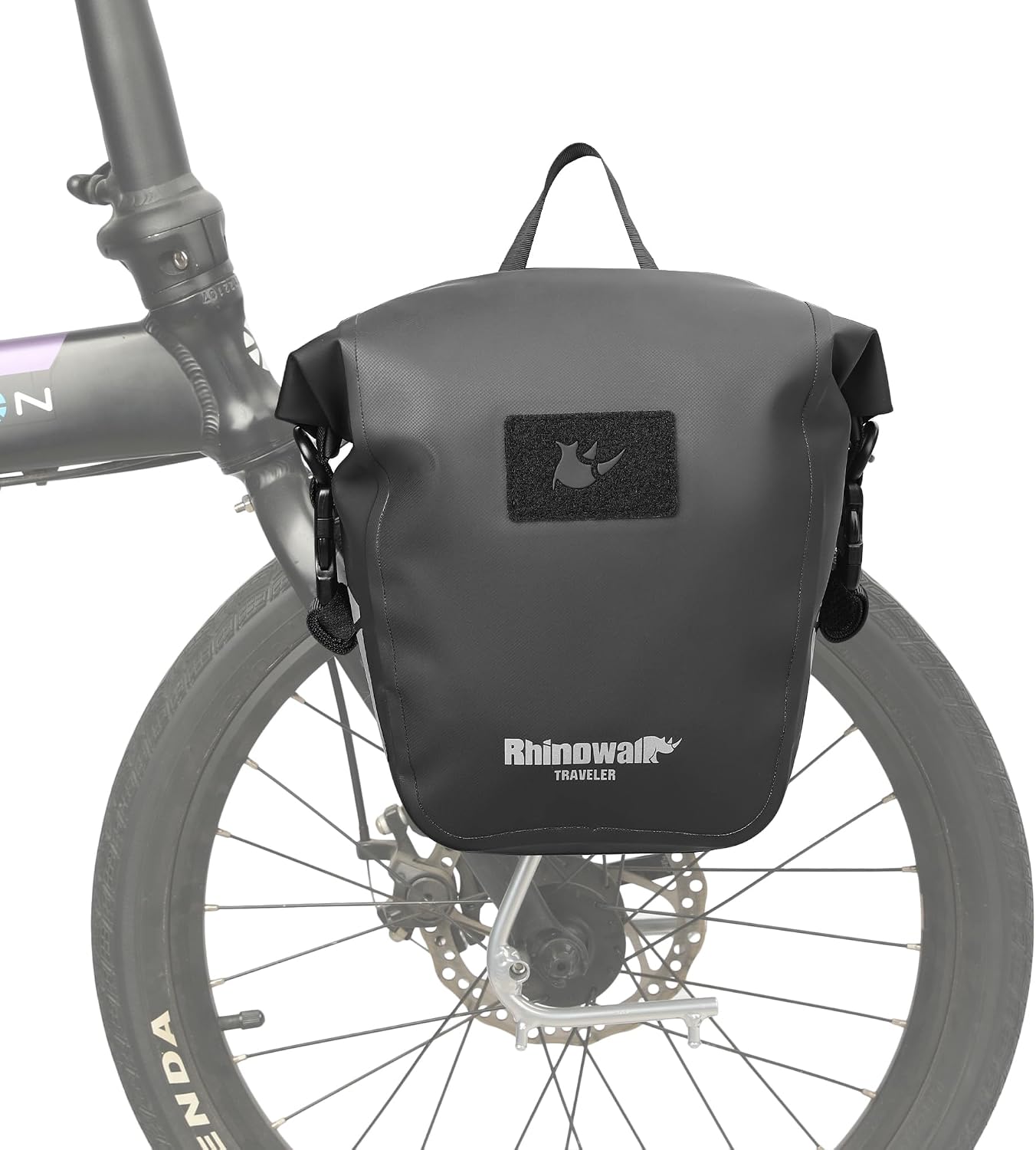 Rhinowalk Bike Pannier Bag Waterproof 6/12/20/25L Bicycle Rear Seat Bag Backpack With Shoulder Strap for Touring Cycling